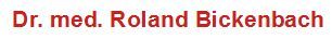 Logo Dr.med. Roland Bickenbach