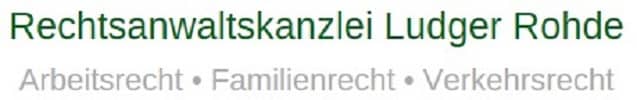 Logo Rechtsanwaltkanzlei Ludger Rohde
